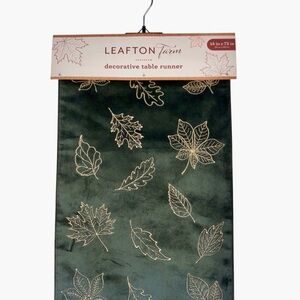 Leafton Falling Leaves Table Runner 14” x 72” NEW